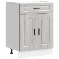 Armoire de cuisine Porto sonoma gris bois d'ingénierie