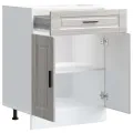 Armoire de cuisine Porto sonoma gris bois d'ingénierie