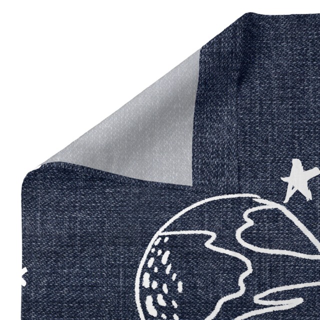 Jeu de draps HappyFriday Mr Fox Starspace Multicouleur Lit de bébé 2