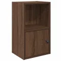 Bibliothèque chêne marron 31x24x52 cm bois d'ingénierie