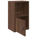 Bibliothèque chêne marron 31x24x52 cm bois d'ingénierie