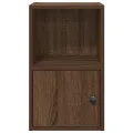 Bibliothèque chêne marron 31x24x52 cm bois d'ingénierie