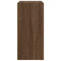Bibliothèque chêne marron 31x24x52 cm bois d'ingénierie