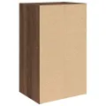 Bibliothèque chêne marron 31x24x52 cm bois d'ingénierie