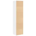 Bibliothèque blanc 31x24x127 cm bois d'ingénierie