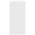 Bibliothèque blanc 31x24x52 cm bois d'ingénierie