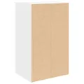 Bibliothèque blanc 31x24x52 cm bois d'ingénierie