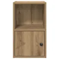 Bibliothèque chêne artisanal 31x24x52 cm bois d'ingénierie