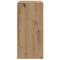 Bibliothèque chêne artisanal 31x24x52 cm bois d'ingénierie