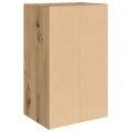 Bibliothèque chêne artisanal 31x24x52 cm bois d'ingénierie