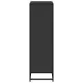 Bibliothèque noir 65,5x33x107,5 cm bois d'ingénierie