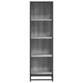 Bibliothèque sonoma gris 40x35x139 cm bois d'ingénierie
