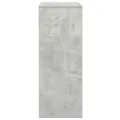 Bibliothèque gris béton 66x31x80 cm bois d’ingénierie