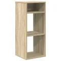 Bibliothèque chêne sonoma 34x31x80 cm bois d'ingénierie