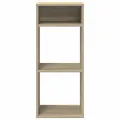 Bibliothèque chêne sonoma 34x31x80 cm bois d'ingénierie