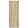 Bibliothèque chêne sonoma 34x31x80 cm bois d'ingénierie