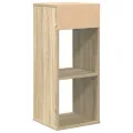 Bibliothèque chêne sonoma 34x31x80 cm bois d'ingénierie