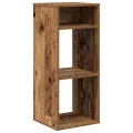 Bibliothèque vieux bois 34x31x80 cm bois d'ingénierie