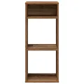Bibliothèque vieux bois 34x31x80 cm bois d'ingénierie