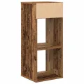 Bibliothèque vieux bois 34x31x80 cm bois d'ingénierie