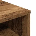 Bibliothèque vieux bois 34x31x80 cm bois d'ingénierie