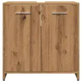 Armoire lavabo de salle de bain chêne artisanal 60x33x60 cm
