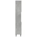 Armoire de salle de bain Gris béton 30x30x179 cm Aggloméré