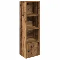 Bibliothèque vieux bois 31x24x102 cm bois d'ingénierie