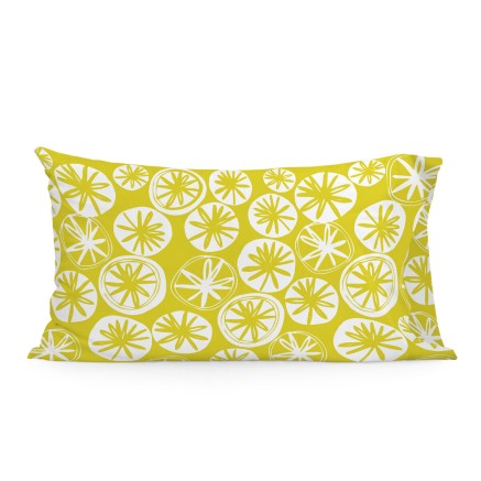 Kussensloop HappyFriday Moshi Moshi Panda garden blue Multicolour 50 x