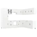 Ensemble d'armoires de cuisine 14 pcs Kalmar bois d'ingénierie
