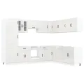 Ensemble d'armoires de cuisine 14 pcs Kalmar bois d'ingénierie