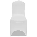 Housse de chaise extensible 100 pcs Blanc