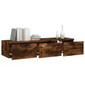 Armoire murale Chêne fumé 102x30x20 cm Bois d'ingénierie