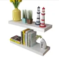 Étagères murales 4 pcs Blanc 60 cm