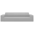 Housse extensible de canapé 4 places Gris Jersey de polyester