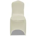 50 housses de chaise extensibles crème