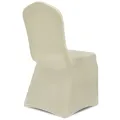 50 housses de chaise extensibles crème