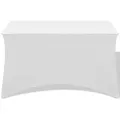 Housses extensibles pour table 2 pièces 183 x 76 x 74 cm Blanc