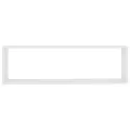Étagères cube murales 4 pcs Blanc 100x15x30cm bois d'ingénierie