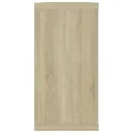 Étagères cube murales 4 pcs chêne sonoma bois d'ingénierie