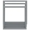 Étagères murales sous forme de cube 3 pcs Gris MDF