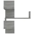 Étagère d'angle murale Sonoma gris 40x40x50cm Bois d'ingénierie