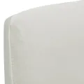Housses de chaise élastiques droites 6 pcs Crème