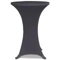 Housses de table extensible 4 pcs 80 cm Anthracite