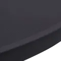 Housses de table extensible 4 pcs 80 cm Anthracite