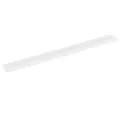 Étagères murales 4 pcs Blanc brillant 100x9x3 cm