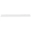 Étagères murales 4 pcs Blanc brillant 100x9x3 cm