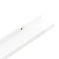 Étagères murales 4 pcs Blanc brillant 100x9x3 cm