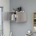 Armoire murale Sonoma gris 80x39x40 cm Bois d'ingénierie