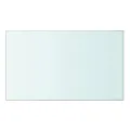 Panneaux d'étagère 2 pcs Verre Transparent 50 x 30 cm